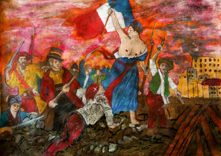 770x543 Saatchi Art Revolution Number One Painting By Seyjo Seyjo - Number One Painting