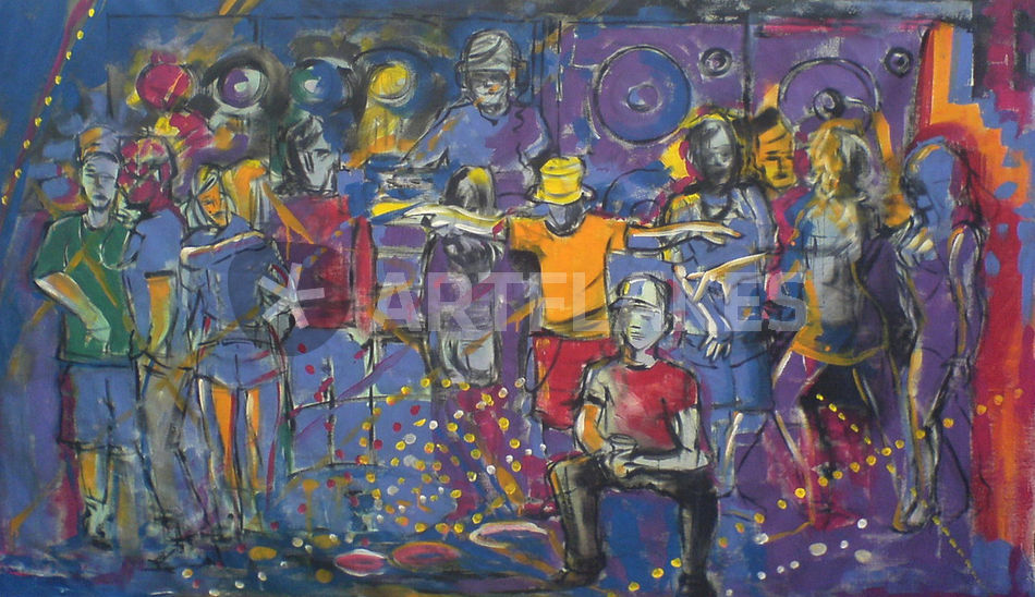 950x548 Union Poolparty Number One Painting Art Prints And Posters By - Number One Painting