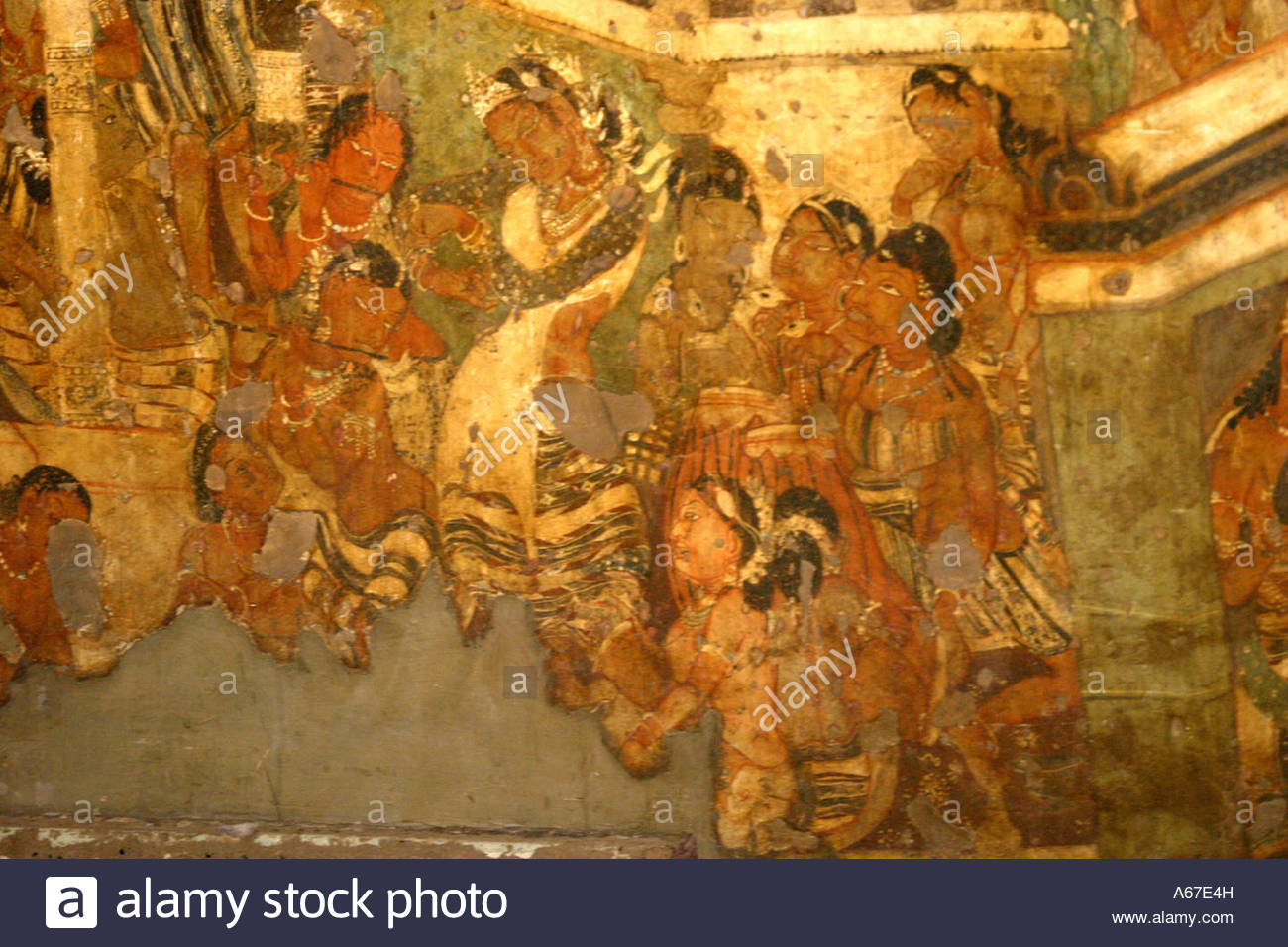 1300x956 Spectacular Wall Paintings In Cave Number One - Number One Painting