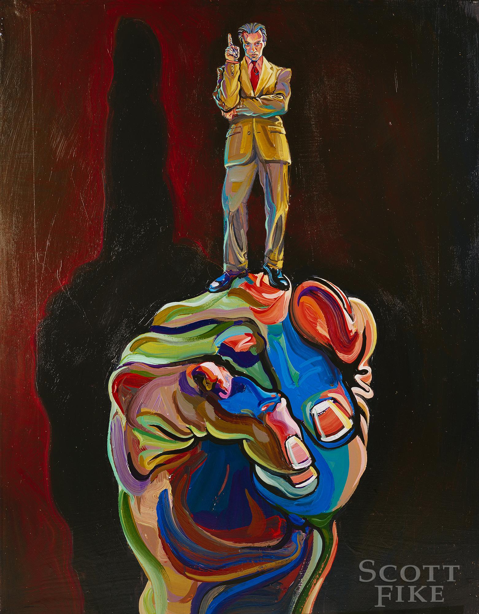 1561x2000 Commercial Art Illustration Scott Fike Paintings - Number One Painting