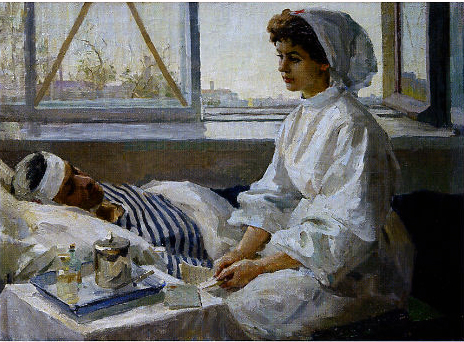 464x342 A Nurse With A Literary Background Better Living Through Beowulf - Nurse Painting