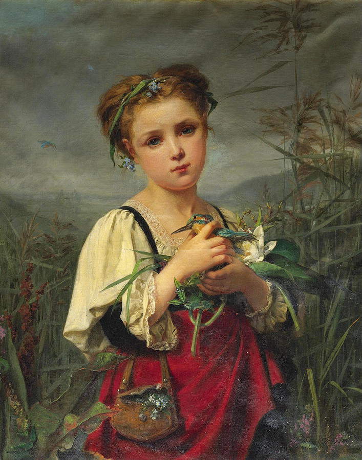 707x900 The Little Nurse Painting By Felicie Schneider - Nurse Painting