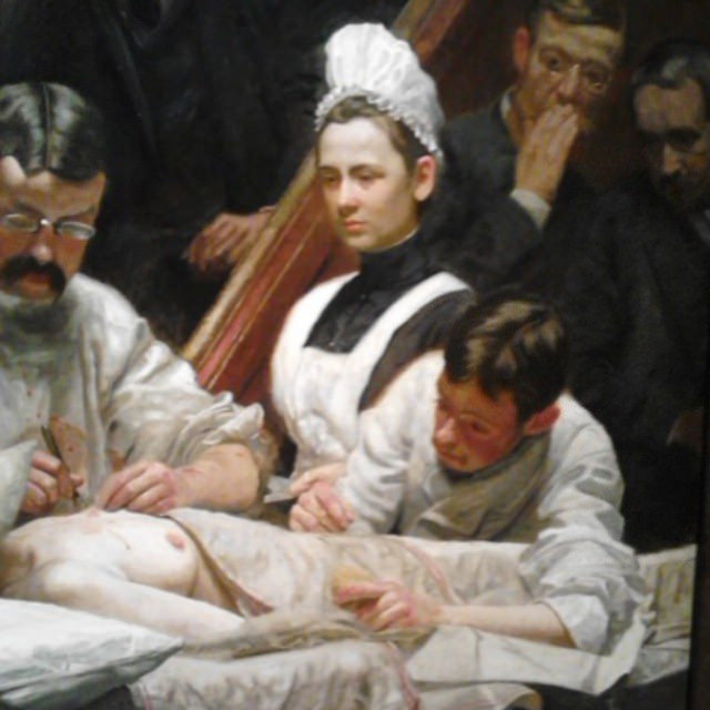 640x640 At The Philadelphia Museum Of Art. Detail Of A Painting - Nurse Painting