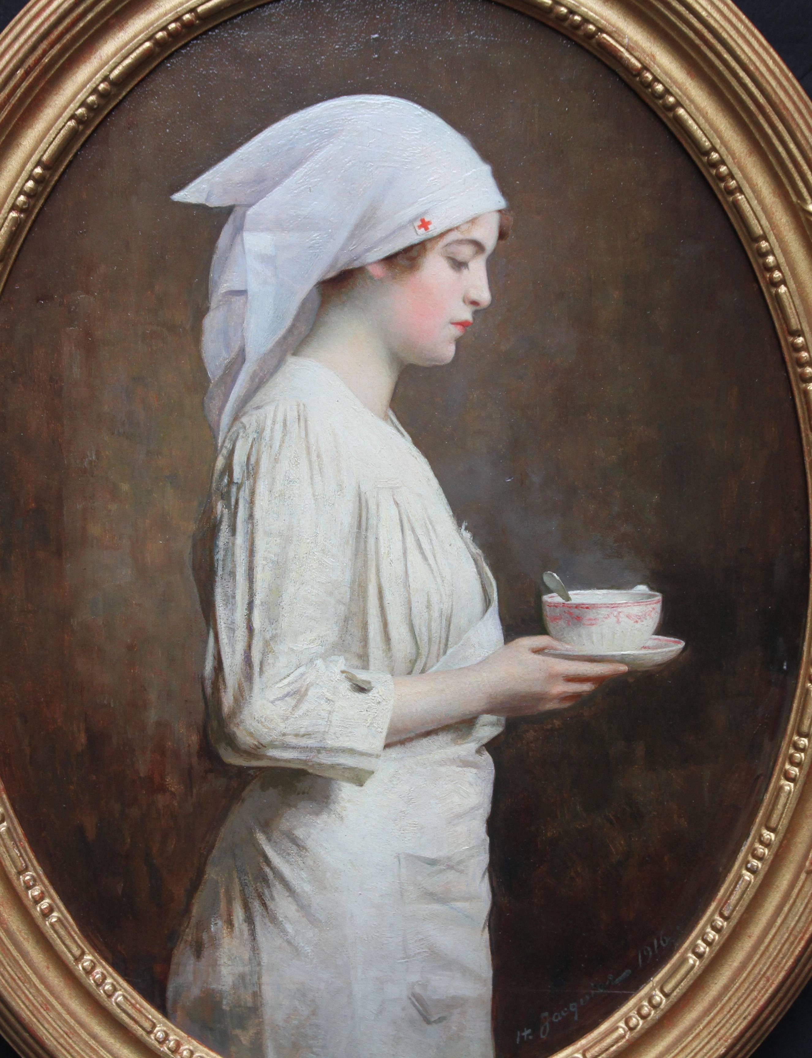 2652x3456 Henri Jacquier - Nurse Painting