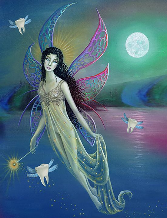 551x720 Tooth Fairy Dream - Nursery Rhymes Painting