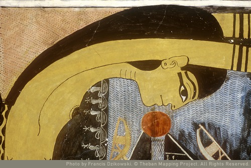 500x336 In Ancient Egypt Isis And Nephthys Became Midwifes Of Nut. - Nut Painting