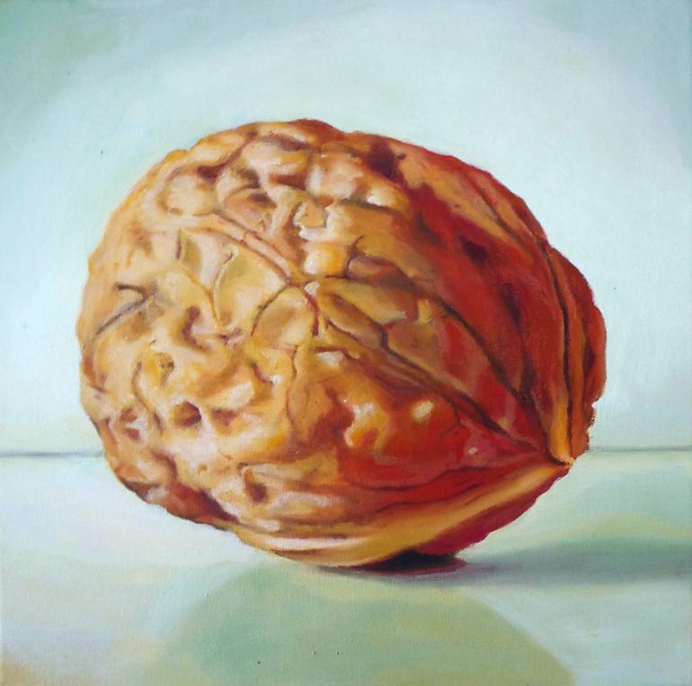 770x763 Saatchi Art Nut Painting By Pavel Kasparek - Nut Painting