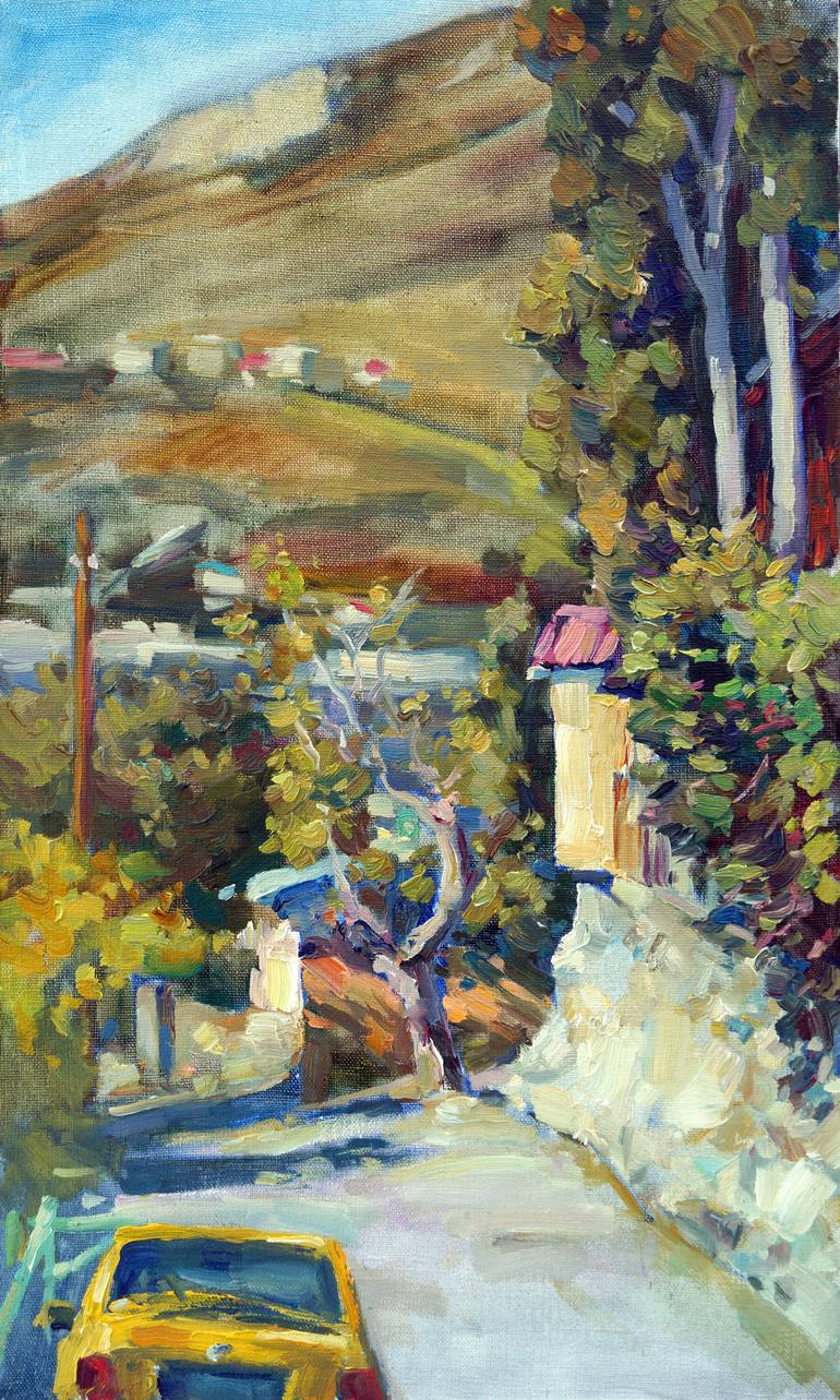 770x1283 Saatchi Art Nut Street. Gurzuf Painting By Anton Uspensky - Nut Painting