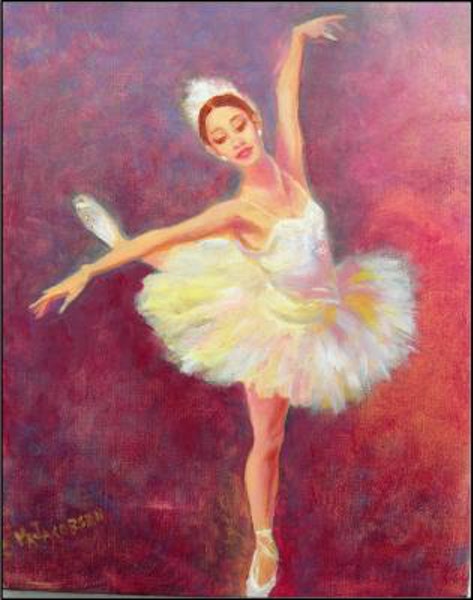 473x600 Nutcracker Ballet, Snow Queen Ballerina Painting By Artist - Nutcracker Painting