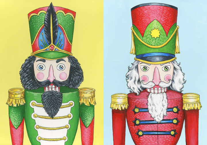 720x504 Swooning Over Nutcracker Holiday Cookies! - Nutcracker Painting