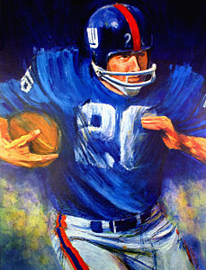 229x300 New York Giants Paintings Fine Art America - Ny Giants Painting