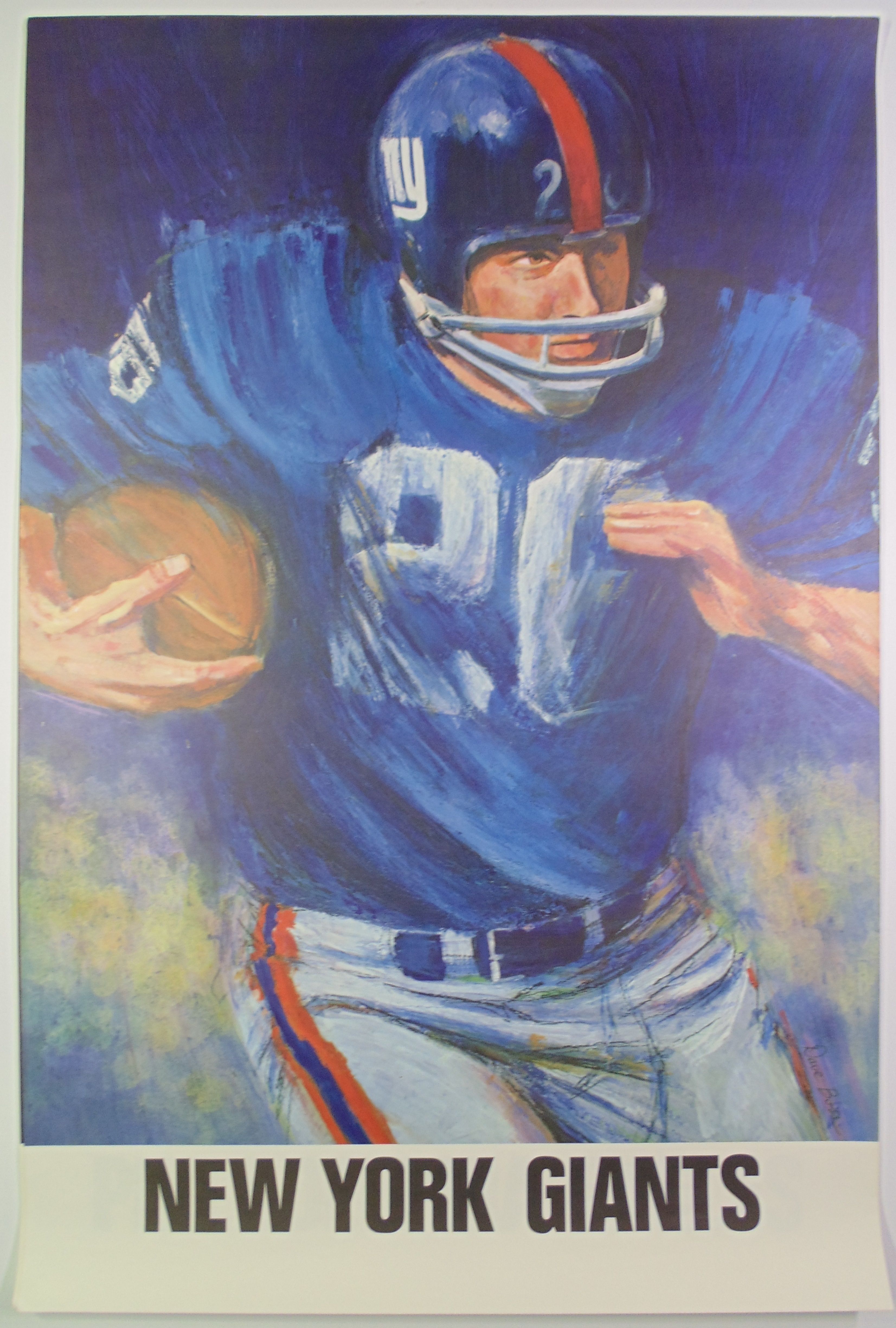 3305x4897 Lot Detail - Ny Giants Painting
