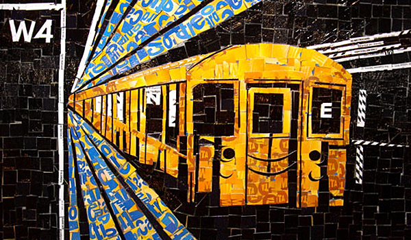 600x350 The Art Of Metrocard Art - Nyc Subway Painting
