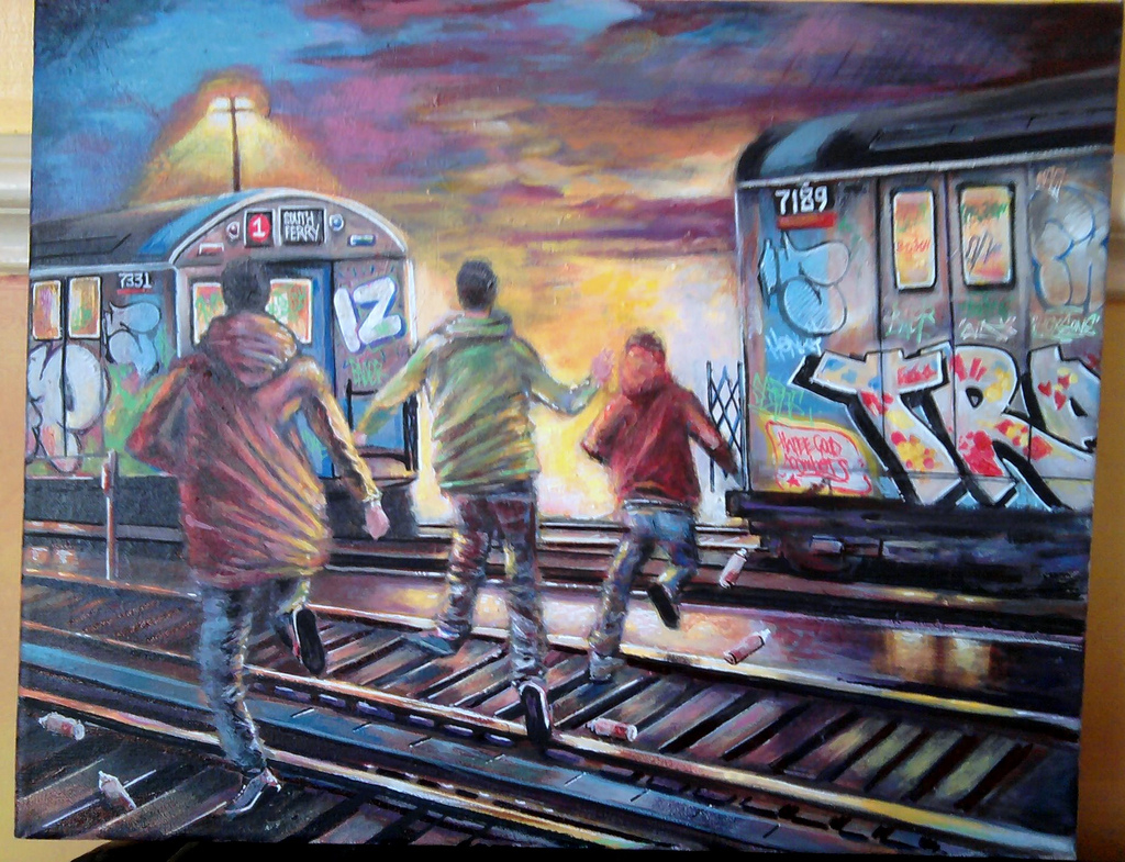 1024x785 Nyc Subway Paintings, 1980s Vandal Squad Raid Tried - Nyc Subway Painting