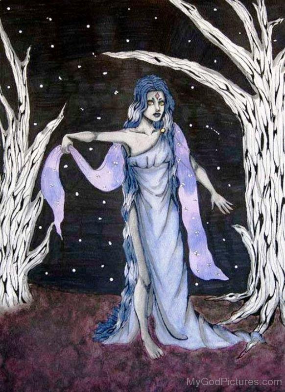 582x800 Nyx Goddess Image - Nyx Painting