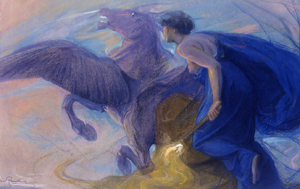 600x378 Nyx By Arild Rosenkrantz - Nyx Painting