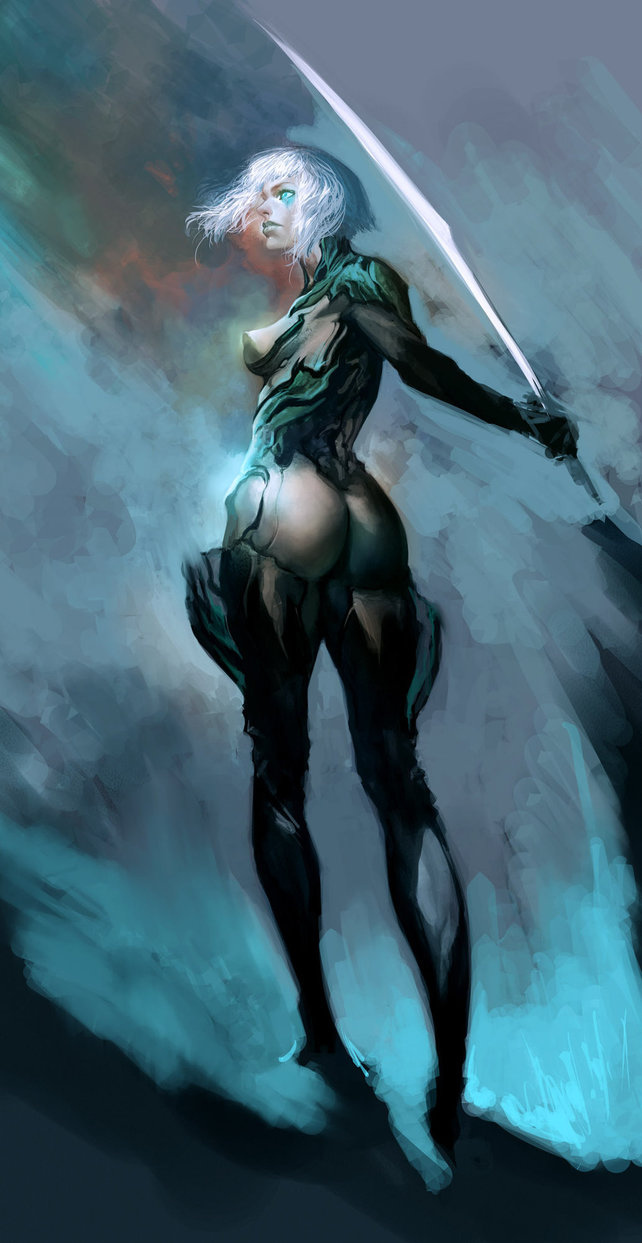 642x1243 Warframe Nyx By Masateru - Nyx Painting