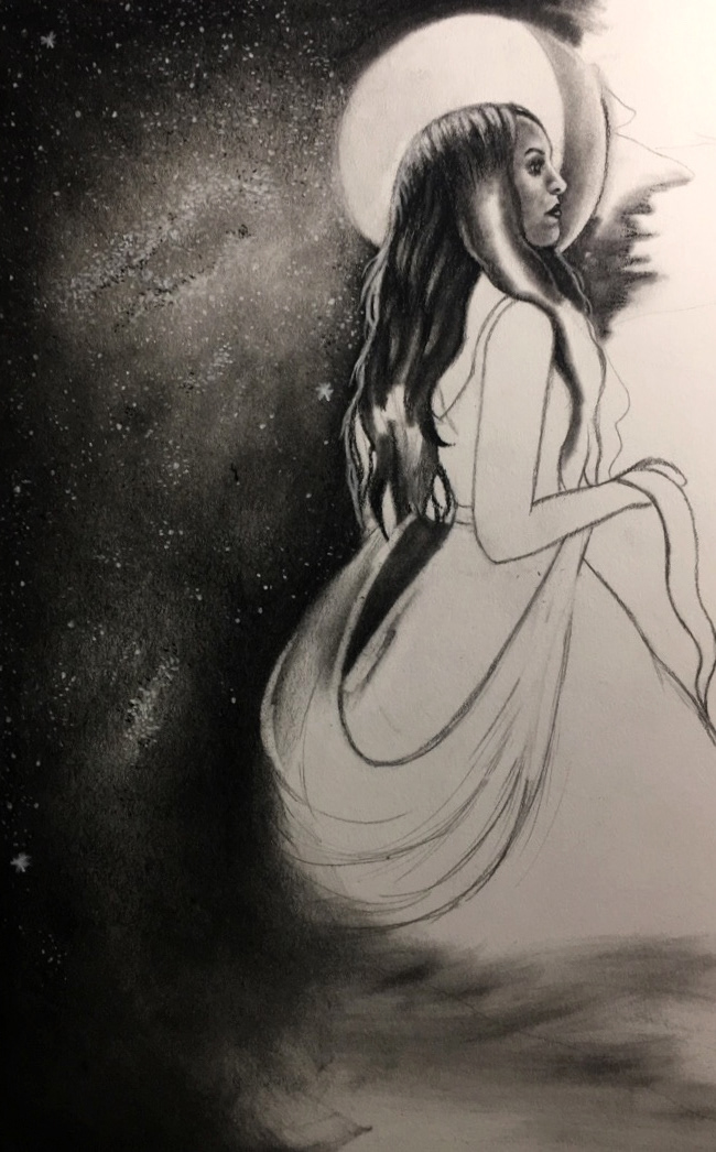 650x1046 Katie Hearns Art - Nyx Painting