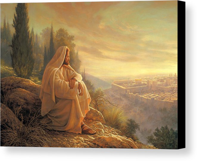 661x540 O Jerusalem Canvas Print Canvas Art By Greg Olsen - O Jerusalem Painting