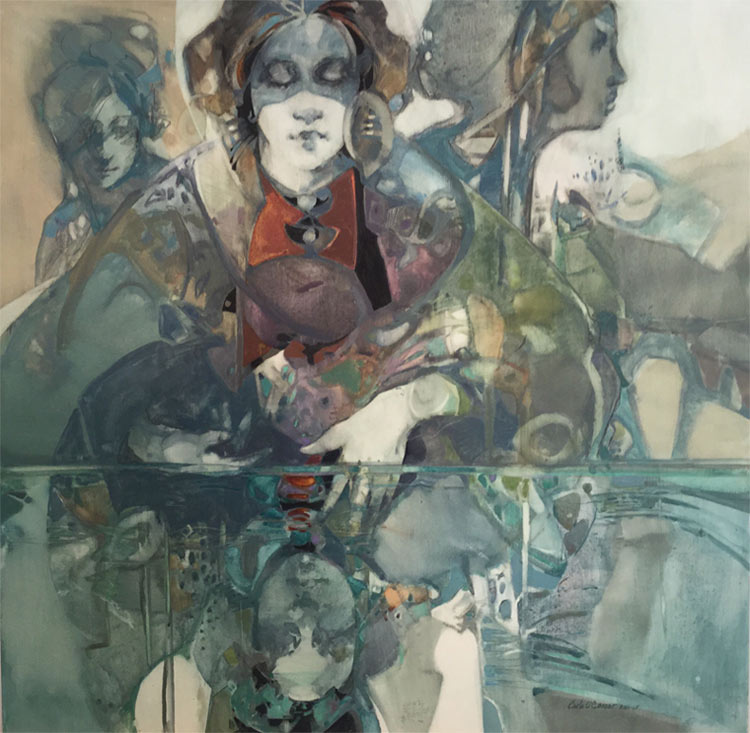 750x733 Carla O'Connor Art Watercolor And Gouache Artist - O Painting