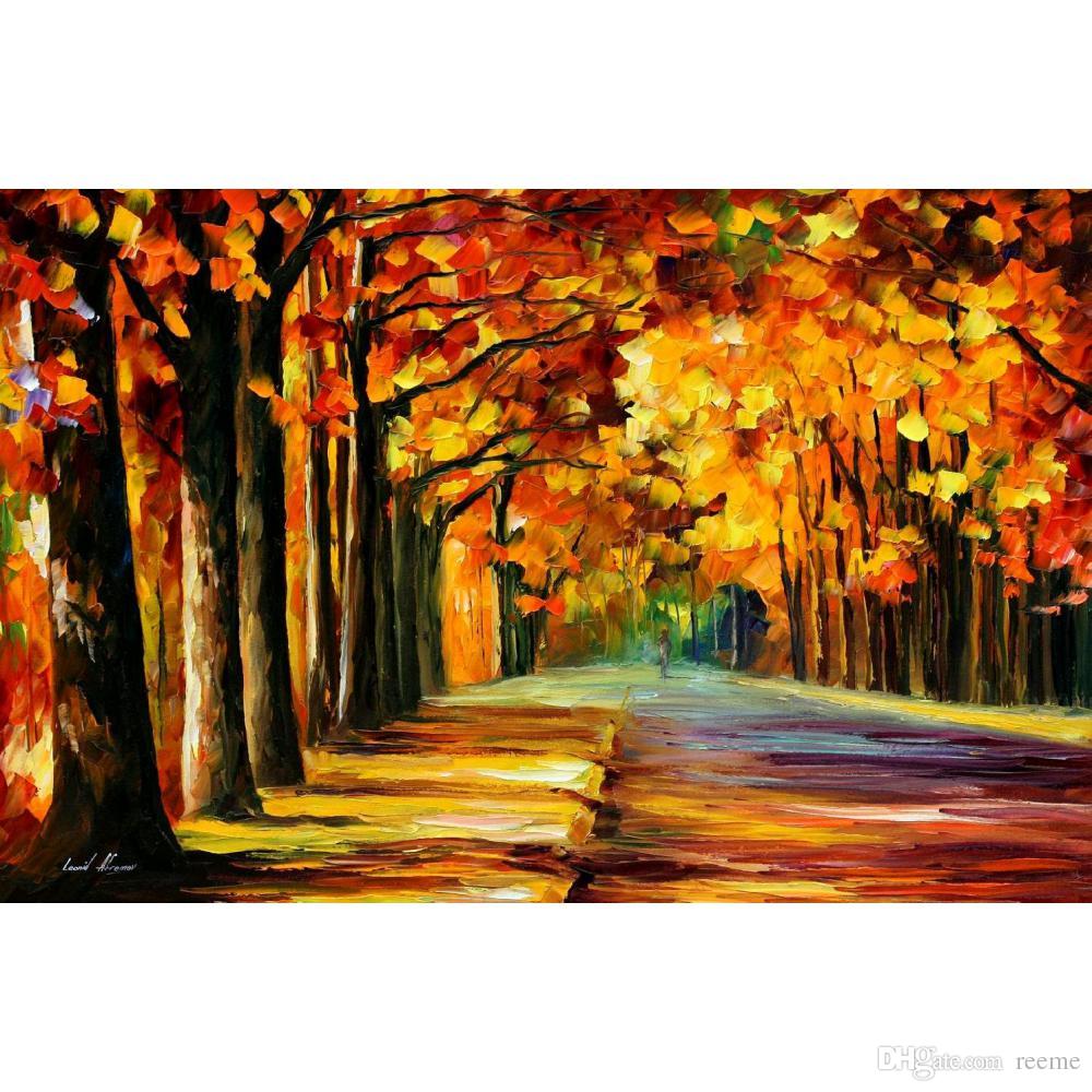 1000x1000 2018 Hand Painted Contemporary Art Oak Alley Leonid Afremov High - Oak Alley Painting