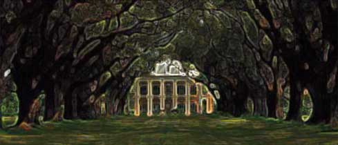 489x210 Oak Alley Plantation - Oak Alley Painting