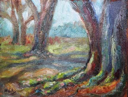 432x329 Niki Gulley Painting - Oak Alley Plantation Painting