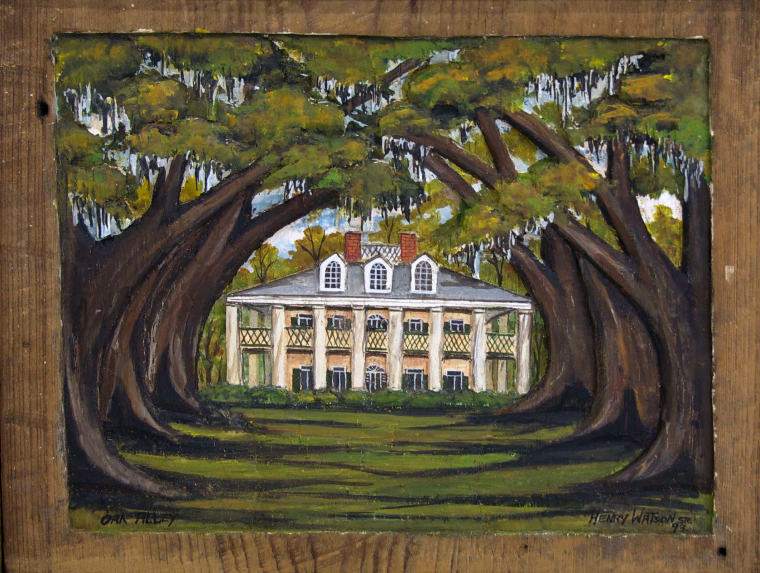 2438x1838 Itsawatson - Oak Alley Plantation Painting