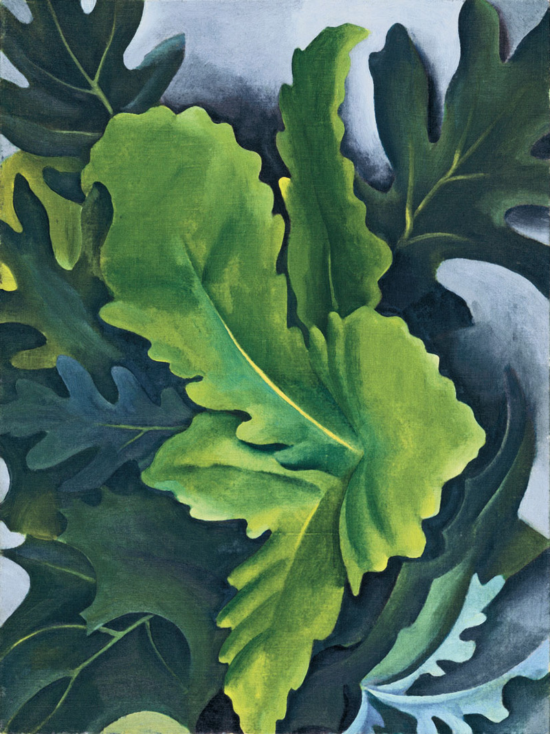 800x1067 Artwork By Georgia O'Keeffe - Oak Leaf Painting