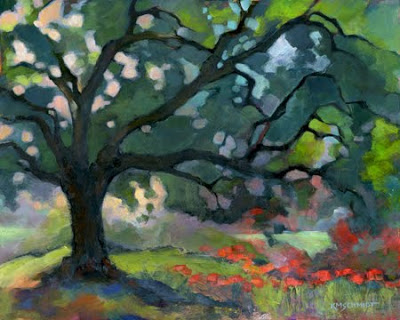 400x320 Just Landscape Animal Floral Garden Still Life Paintings By - Oak Tree Painting