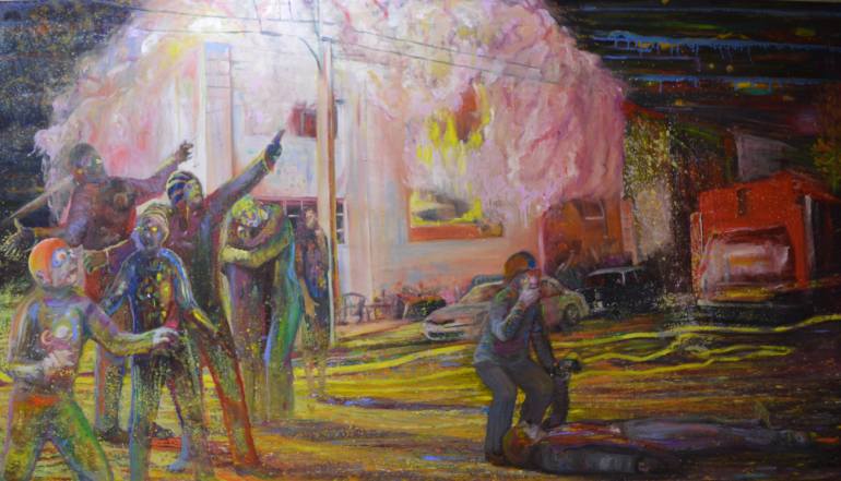 770x441 Saatchi Art Oakland Painting By Tsvetan Radenkov - Oakland Painting