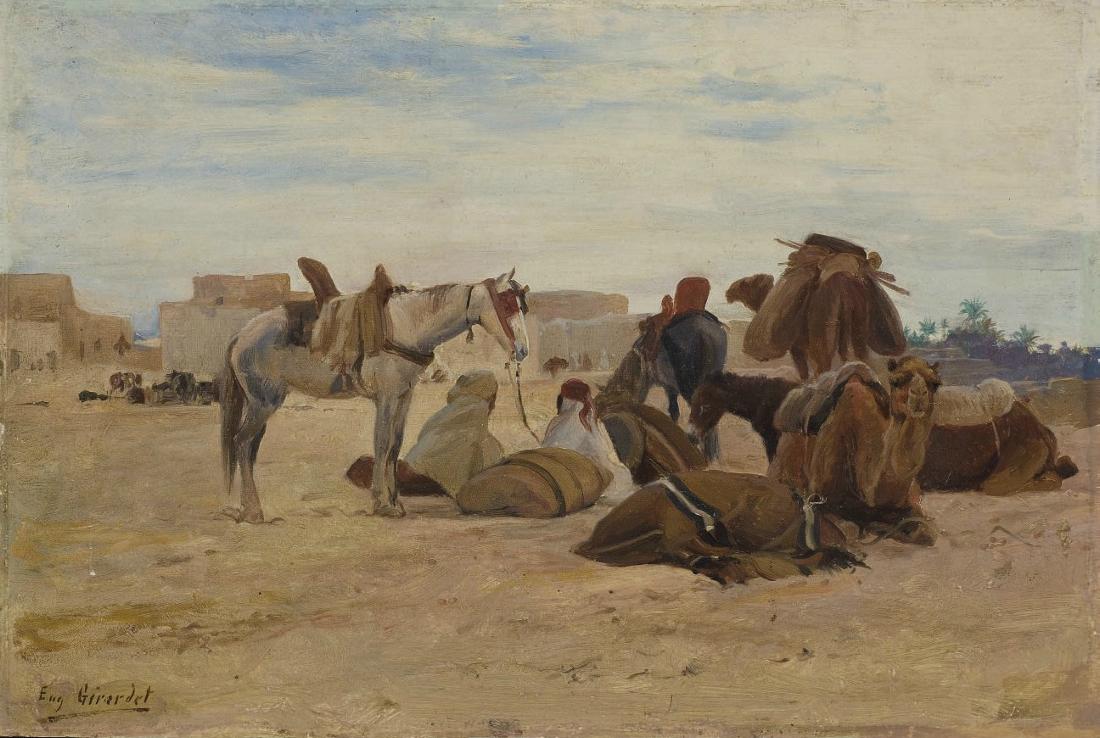 1100x738 Resting - Oasis Painting