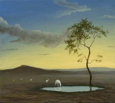 374x336 Robert Ryan Artist, Paintings And Art - Oasis Painting