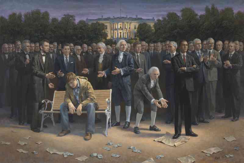 800x533 Man Behind Famous Obama Painting Does One For Trump The Difference - Obama Painting