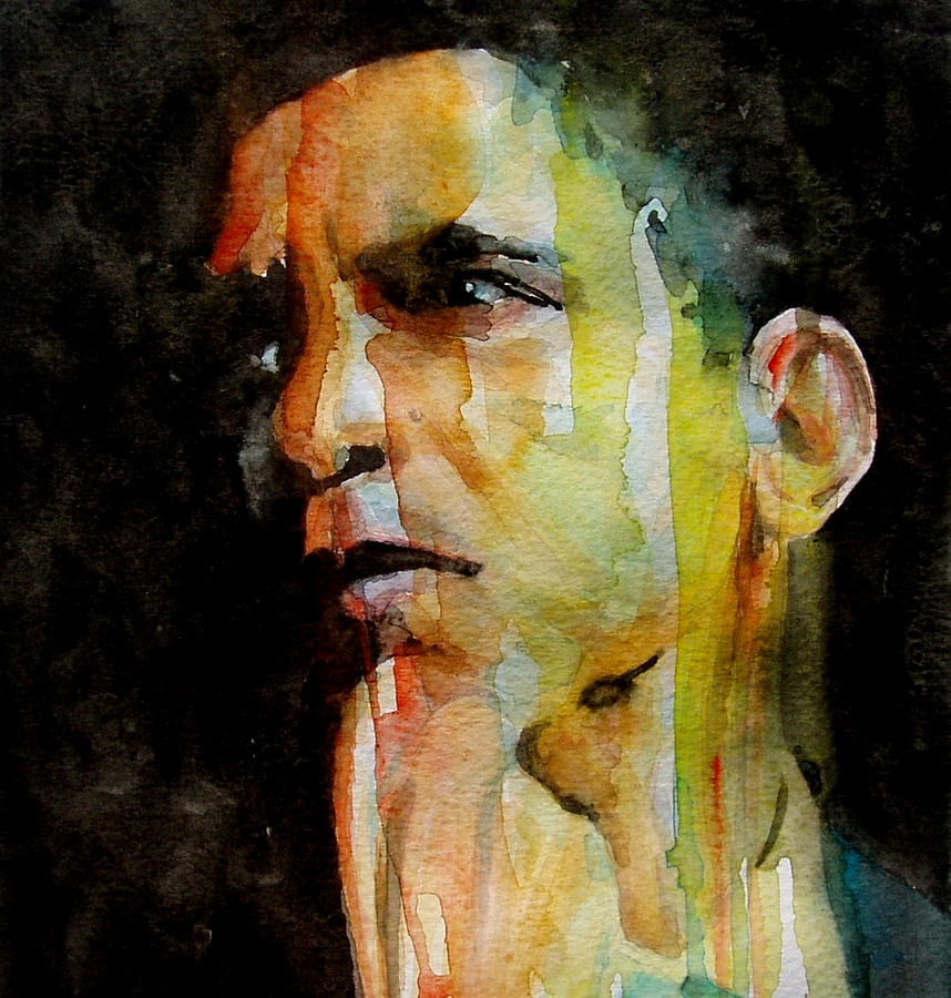 858x900 Obama Painting By Paul Lovering - Obama Painting