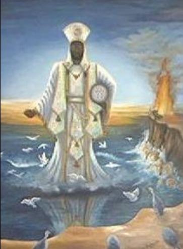 363x492 Amadea's Abraxas Orishas (Of Ifa Amp It's Branches) - Obatala Painting