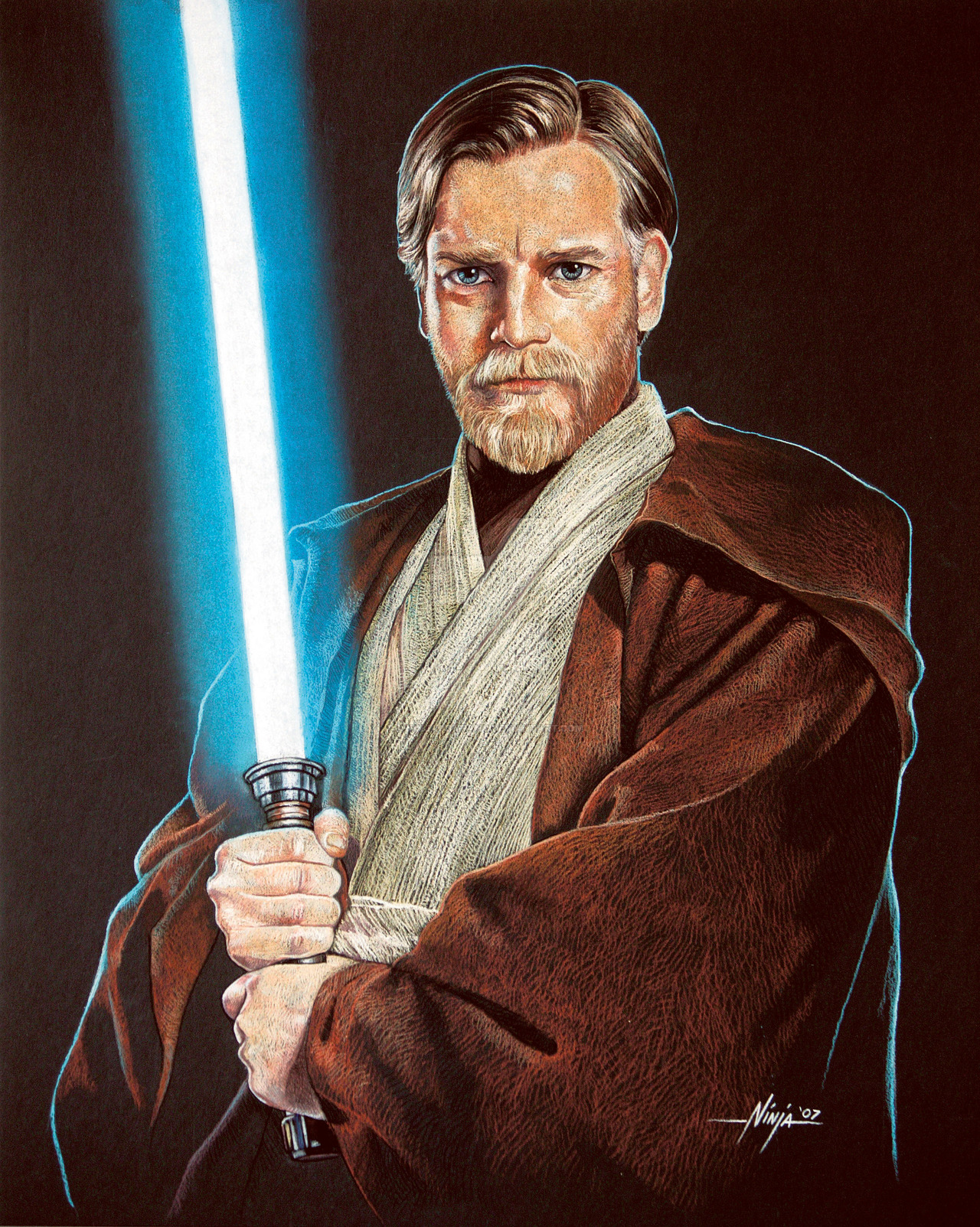 Obi Wan Kenobi Painting at PaintingValley.com | Explore collection of ...