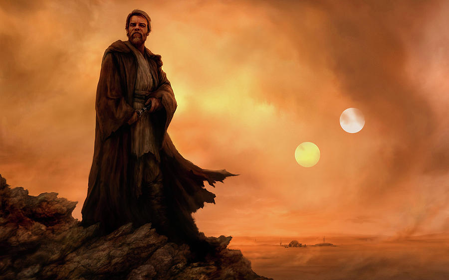 900x562 Obi Wan Kenobi - Obi Wan Kenobi Painting