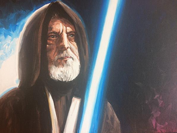 596x447 Find Star Wars Workshops In Oakville - Obi Wan Kenobi Painting