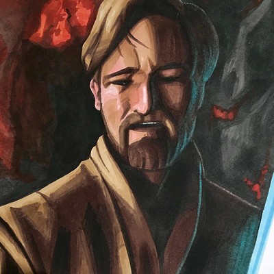 400x400 Search - Obi Wan Kenobi Painting