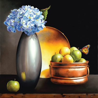 400x400 How To Paint Metallic Surfaces Gold, Silver, Bronze, By Ora Sorensen - Object Painting