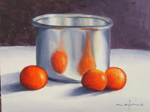500x375 How To Paint Reflective Objects Like Silver In Oil Online Art - Object Painting
