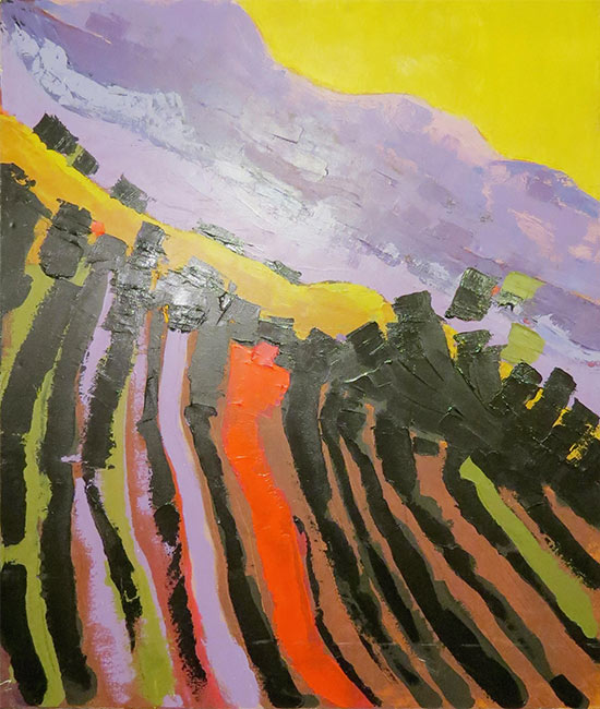 550x650 Non Objective Paintings Sandra Ross Ramsden - Objective Painting