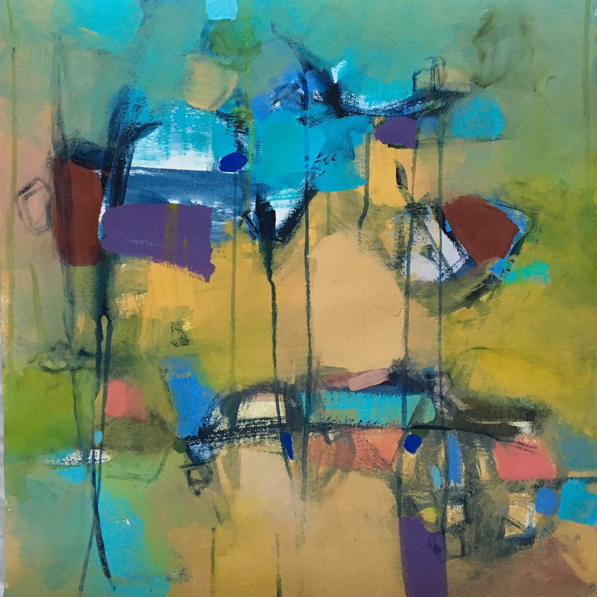 1200x1200 Paint, Felt, Surrender - Objective Painting