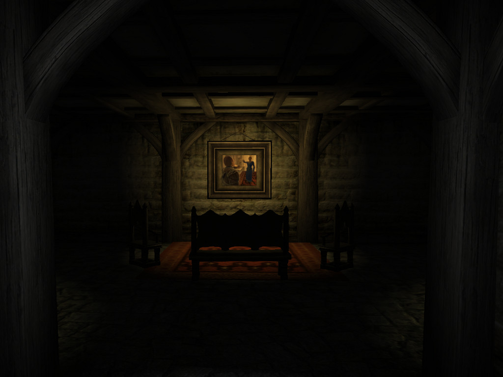 1024x768 Evergloam Sentinel Painting - Oblivion Painting