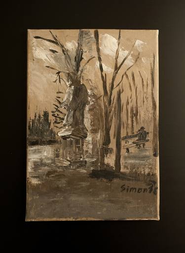 375x513 Saatchi Art Oblivion Painting By Victor Simon - Oblivion Painting