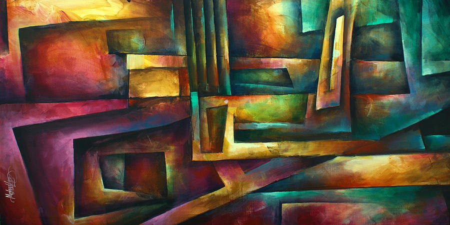 900x450 Stairway To Oblivion' Painting By Michael Lang - Oblivion Painting