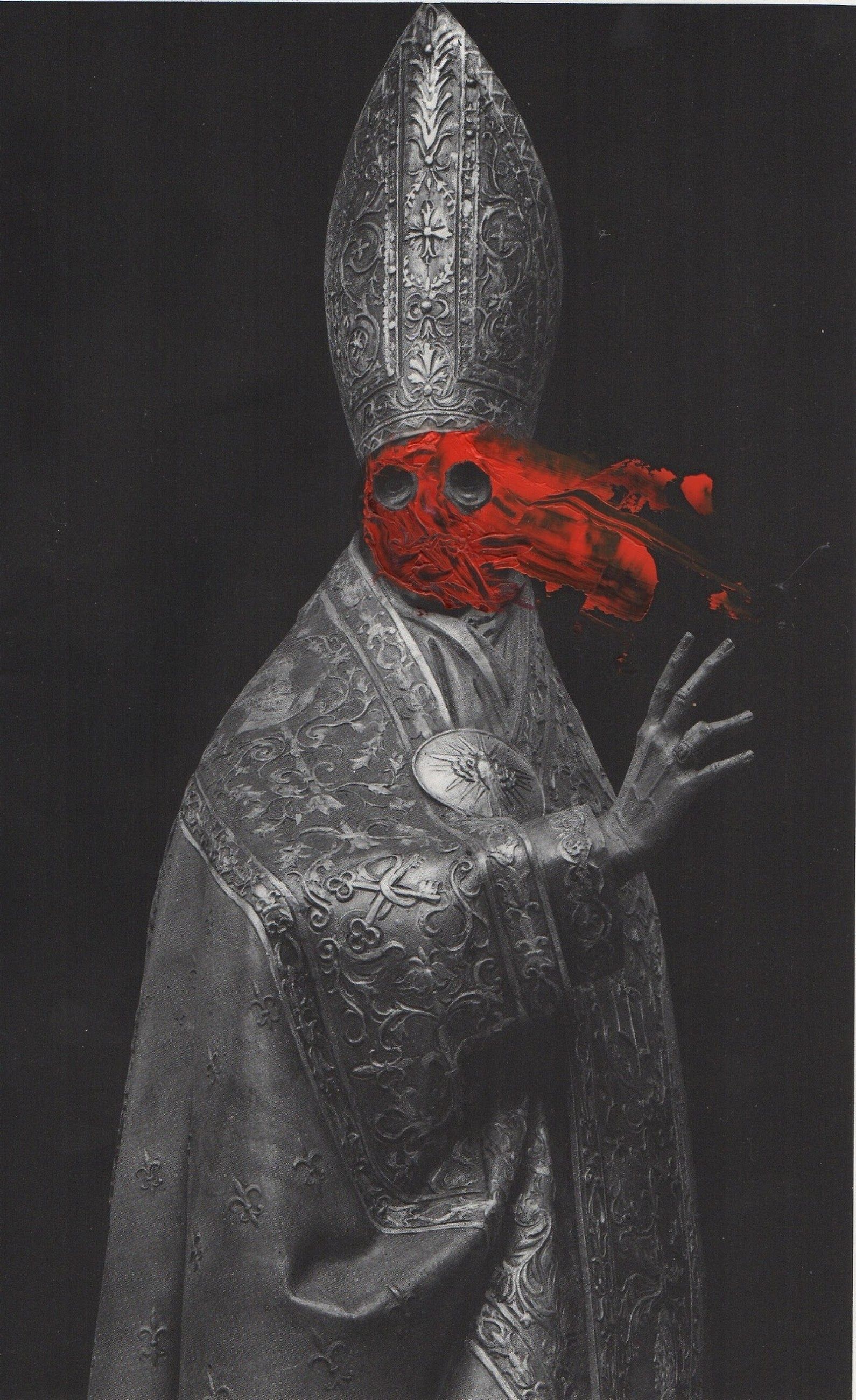 1590x2601 Memento Mori (The Grotte Vaticane) By Nicholas Ballesteros - Occult Painting