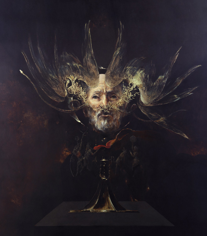 660x754 The Mystic And Occult Works Of Denis Forkas Kostromitin - Occult Painting