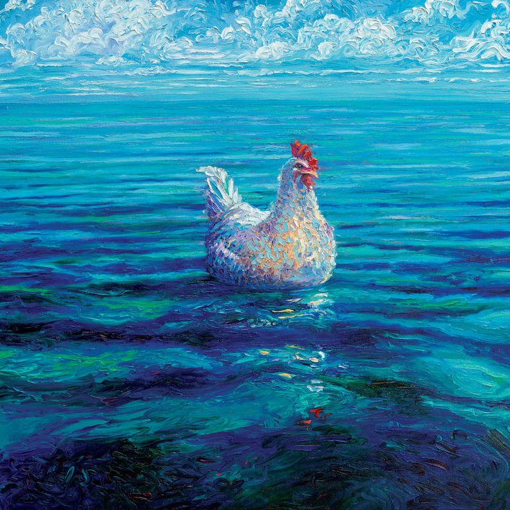 735x735 East Urban Home Iris Scott - Ocean Animal Painting
